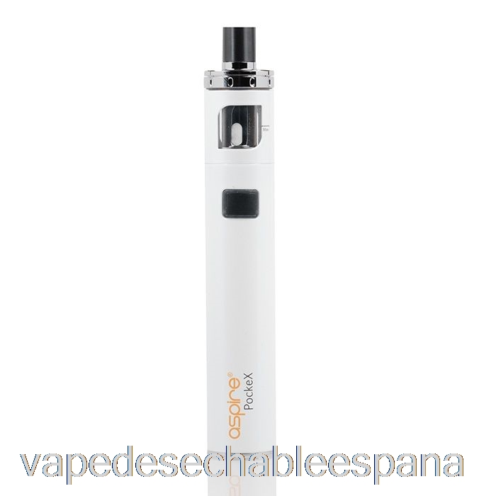 Vape Desechable España Aspire Pockex Aio Starter Kit Blanco